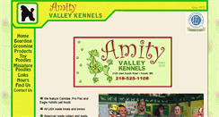 Desktop Screenshot of amitykennels.com